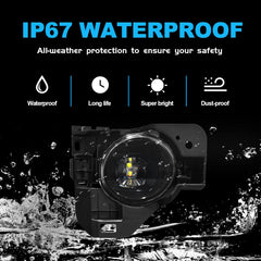 OKSIWA LED Fog Lights,Compatible with Nissan Maxima 2009-2014,Front Bumper Fog Lamp with Switch Wiring Harness Kit, neblineros para autos delantero, faros antiniebla-6