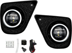 OKSIWA LED Fog Lights Assembly Compatible With 2013 2014 2015 Honda Accord Coupe Front Bumper Driving Fog Lamp Kits Fog Light Driver & Passenger Side-1