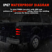 OKSIWA Sequential Full Led tail lights for 2015-2020 Ford F150 Starting Animated, Dynamic Turn Signal,Brake Light,Reverse Light Smoked Rear Light Assembly