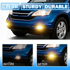 OKSIWA Driving Fog Lights Lamps Compatible With 2007 2008 2009 Honda CRV Front Bumper Lamps with H11 12V 55W Halogen Bulbs & Switch and Wiring Kit (Clear Lens)-6