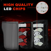 OKSIWA Sequential Full Led tail lights for 2015-2020 Ford F150 Starting Animated, Dynamic Turn Signal,Brake Light,Reverse Light Smoked Rear Light Assembly