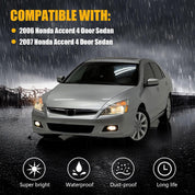 OKSIWA Halogen Fog Light for 2006 2007 Honda Accord Sedan,Front Bumer Fog Lamp Kit with Wiring Harness, Switch,Plug and Play