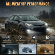 OKSIWA LED Fog Light for 2014 2015 2016 Toyota Corolla S SE,Fog lamp Assembly Replacement, IP67 Waterproof, Clear Lens,Include Fog Wiring Harness