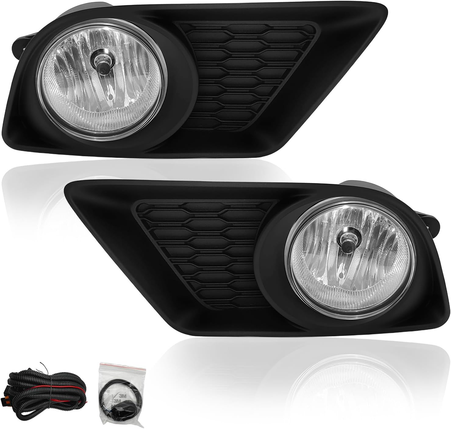 OKSIWA Fog Lights Assembly Compatible with 2011 2012 2013 2014 Dodge Charger with Switch and Wiring Kit-9