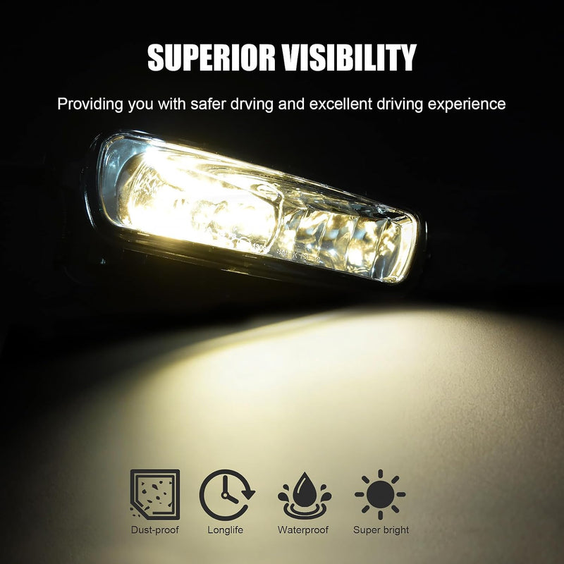 DOT Approved Fog Light for 2015–2017 Ford Focus, 1 Pair-2