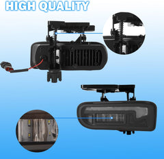 DOT Approved LED Fog Lights for 1999-2002 GMC Sierra & 2000-2006 GMC Yukon Plug & Play-5