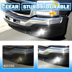 OKSIWA LED Fog Lights Assembly Compatible With GM Sierra 2003 2004 2005 2006 Front Bumper Driving Fog Lamp Kits Fog Light Driver & Passenger Side-6