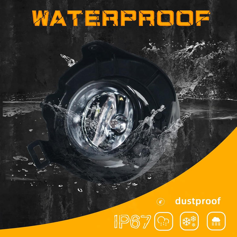 OKSIWA Fog Lights for 2005-2009 Nissan Frontier(w/Painted Bumper)/ 2005-2012 Nissan Pathfinder(w/Painted Bumper), 1 Pair Front Bumper Driving Fog Lamps With Harness Kit(12V 55W H11 Bulbs)-7