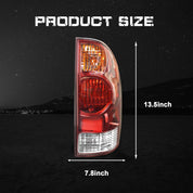 OKSIWA Tail Light Housing for 2005-2015 Toyota Tacoma,Passenger Side Rear Tail light Replacement - Right Tail Lamp