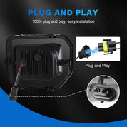 OKSIWA LED Fog Lights Assembly Compatible with Toyota Tacoma 2016 2017 2018 2019 2020 2021 2022（for SR SR5 Model）, Front Driving Fog Lamps Replacement Kit,DOT Certified - 1 Pair