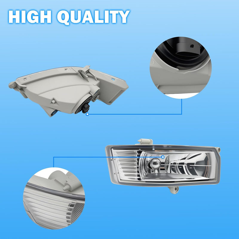 OKSIWA Fog Lights Compatible with 2005-2006 Toyota Camry Bumper Driving Fog Lamps Assemblies with Switch and Wiring Harness-4