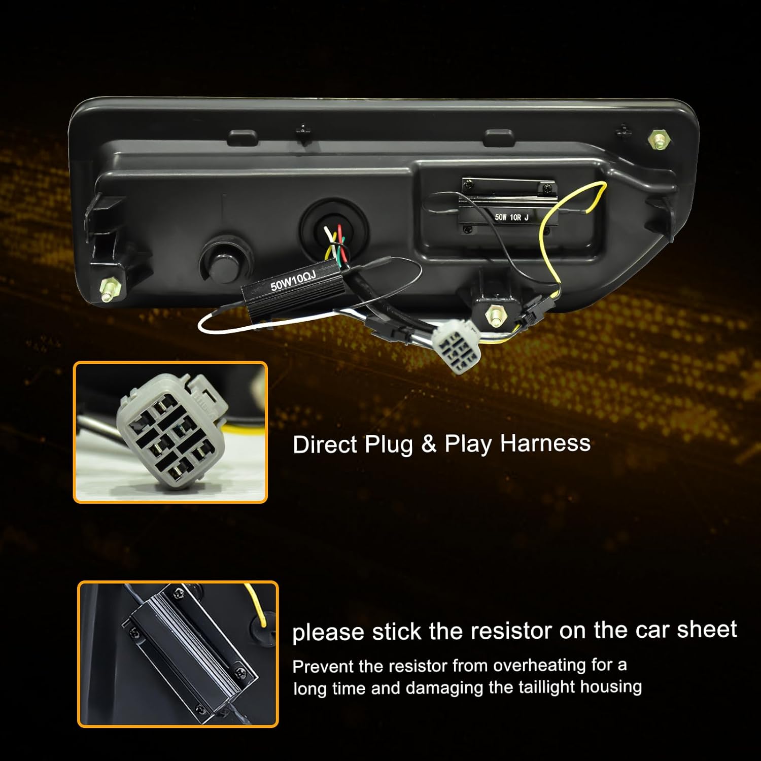 OKSIWA Sequential Full LED Tail Lights for Suzuki Jimny 2019-2024, with Start Up Sequence,Dynamic Turn Signal,Unique Appearance Design, Reverse, Brake Light Tail Lamp Rear Lights Assembly (Butterfly)