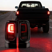 OKSIWA Led Tail Lights-for Dodge Ram 1994-2001 Ram 1500,1994-2002 Ram 2500/3500, C-shaped Design Running Light,Brake,Reverse Tail Lamp, Upgrade Tail Lights Assembly Replacement