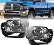 OKSIWA Halogen Fog Lights for Dodge Ram 1500 2009-2012,Dodge Ram 2500 2010-2018,Dodge Ram 3500 2012-2018 Pickup Truck Bumper Fog Lamps Replacement,Excluding Wiring Harness