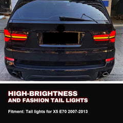 LED Tail Light Assembly for 2007-2013 BMW X5 E70 Direct Replacement 1 Pair-3