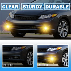 OKSIWA Fog Lights Compatible with 2012 Honda Civic 4DR Front Fog Lamps Assemblies with Switch and Wiring Harness 1 Pair of Fog Lights-2