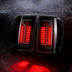 Animated Sequential LED Tail Lights Smoked for 2001-2011 Ford Ranger Plug & Play-8