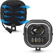 OKSIWA LED Fog Light Assembly for 1999-2016 Ford F250 F350 F450 F550 Super Duty - Driving Fog Lamp Compatible with Original Frame 【No fog lamp bracket】