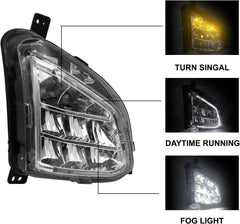 DOT Compliant LED Fog Lights with DRL for 2018-2021 Chevy Equinox Plug & Play-2