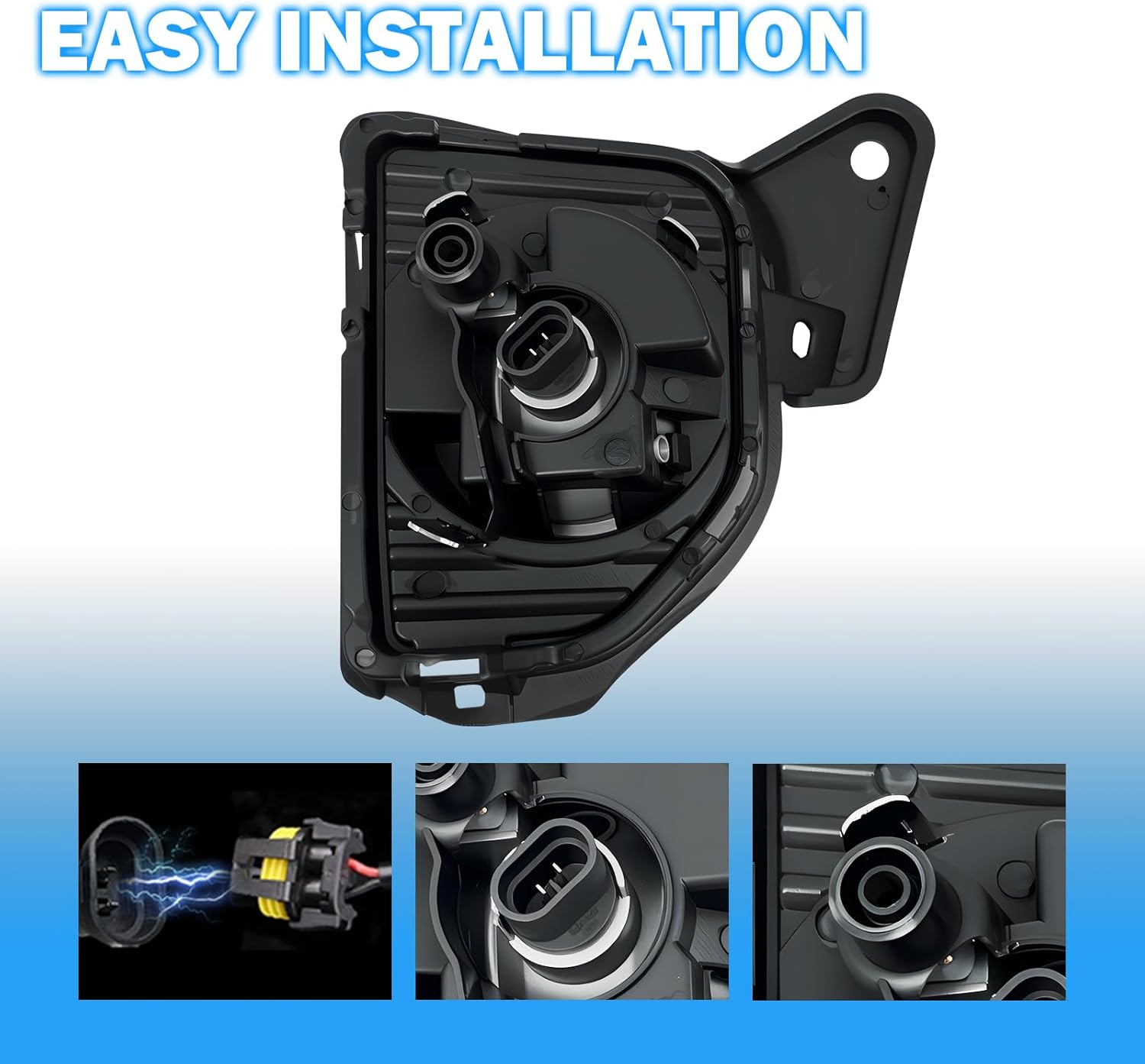 OKSIWA Fog Lights Compatible with 2014-2018 Toyota Hiace Bumper Driving Fog Lamps Assemblies with Switch and Wiring Harness-4