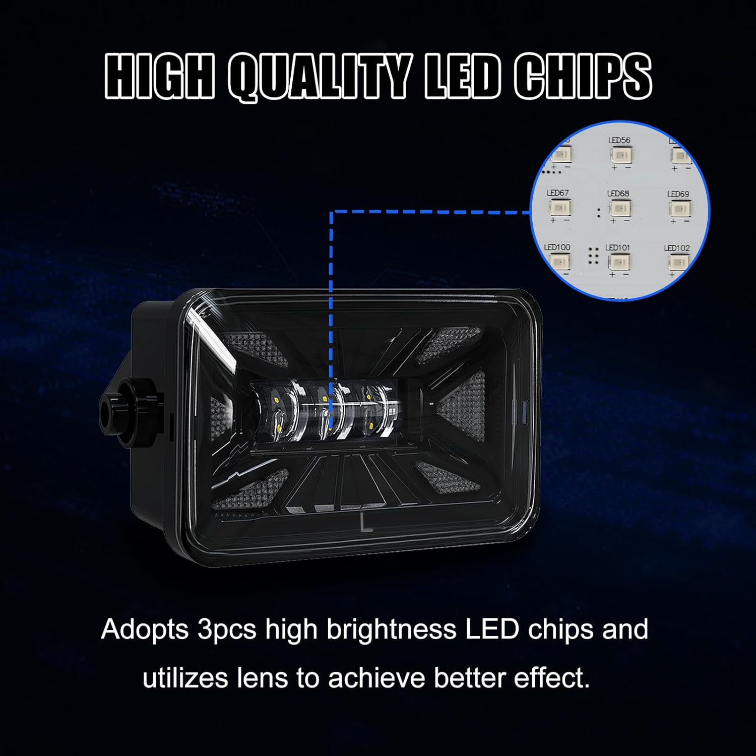 OKSIWA LED Fog Lights with DRL For 2015-2020 Ford F-150 Bumper Driving Fog Lamps Set Assembly Kit 1 Pair (Clear Lens) 2015 2016 2017 2018 2019 2020