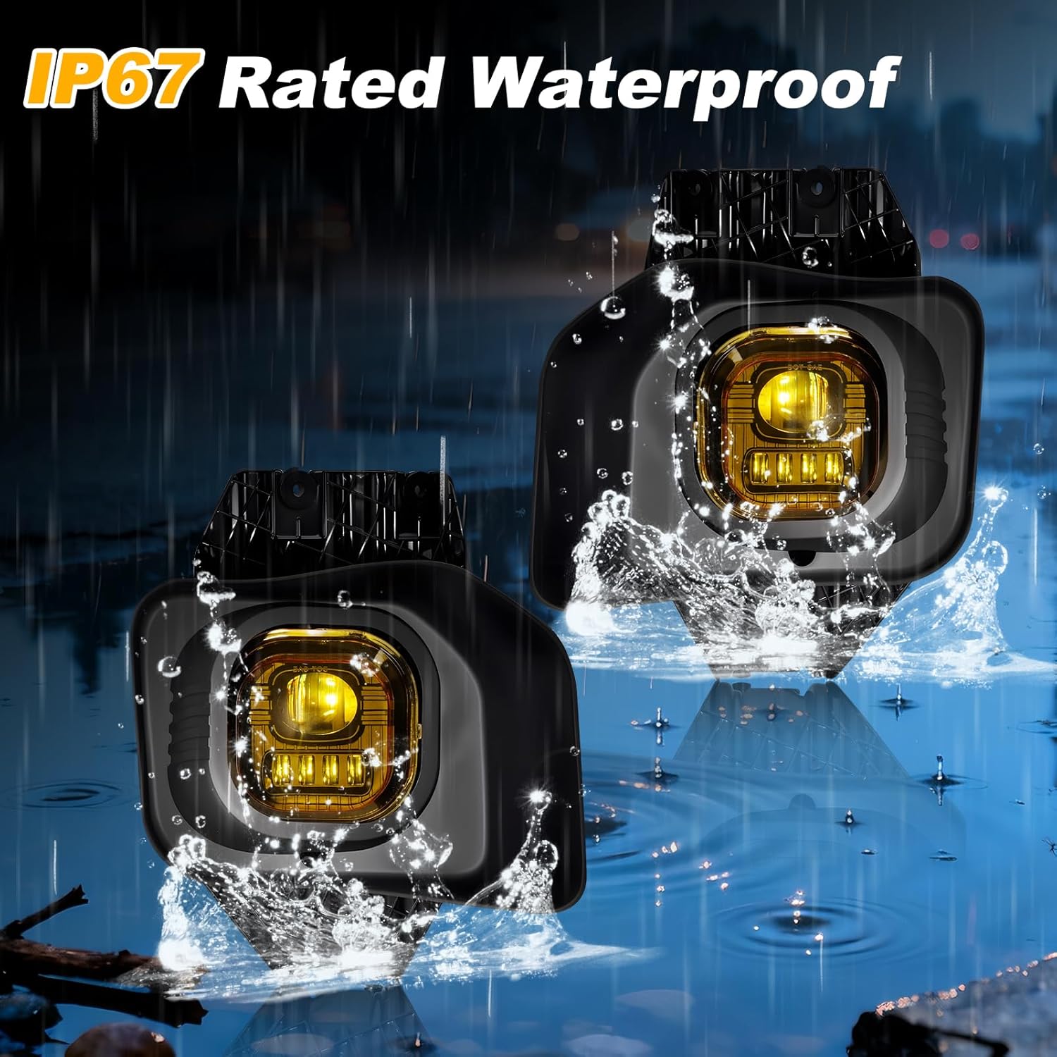 OKSIWA LED Fog Lights for 2011 2012 2013 2014 2015 2016 Ford F250 F350 F450 Super Duty Driving Lamps LED Assembly Set L&R Side-7