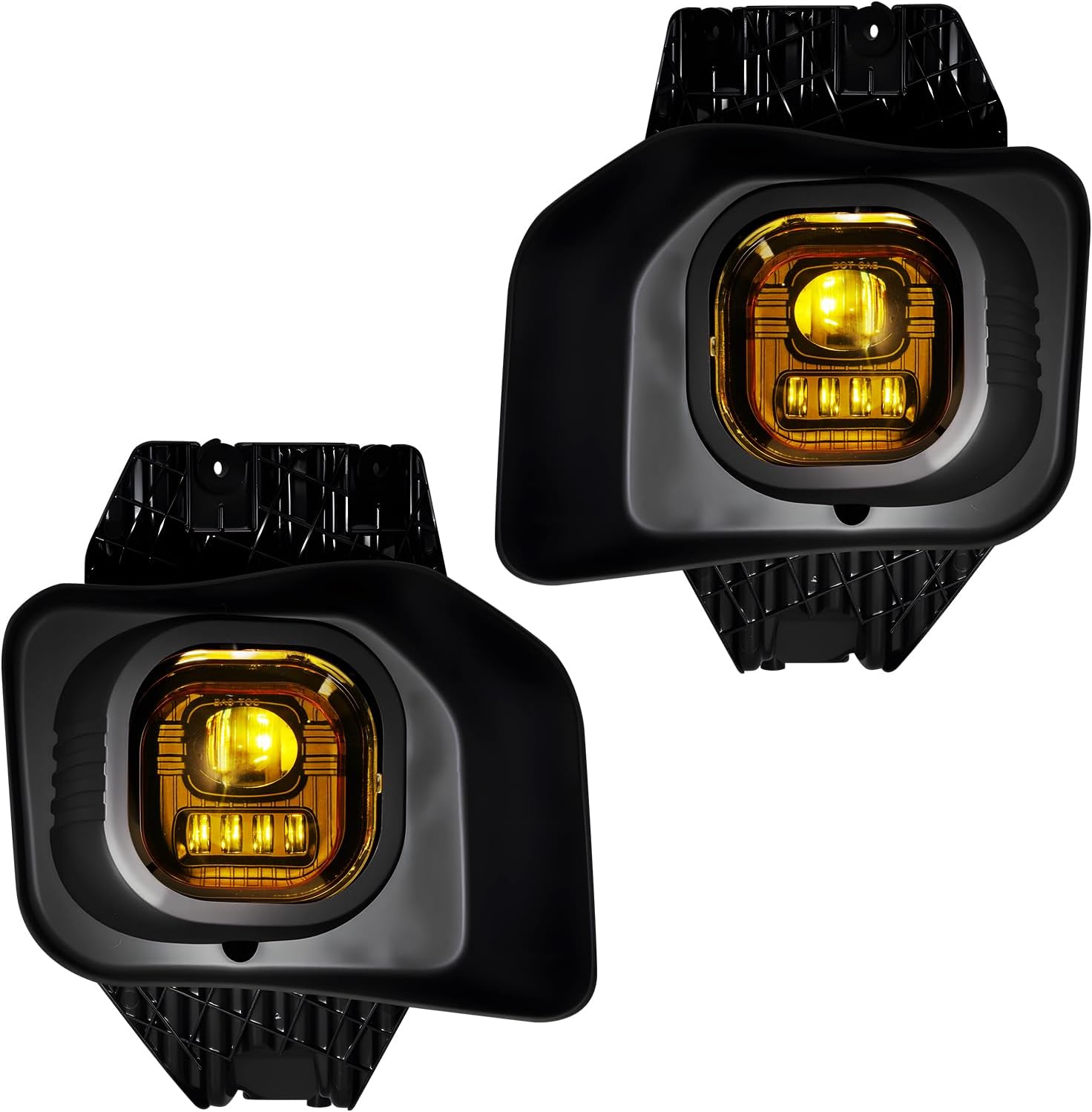 OKSIWA LED Fog Lights for 2011 2012 2013 2014 2015 2016 Ford F250 F350 F450 Super Duty Driving Lamps LED Assembly Set L&R Side-8