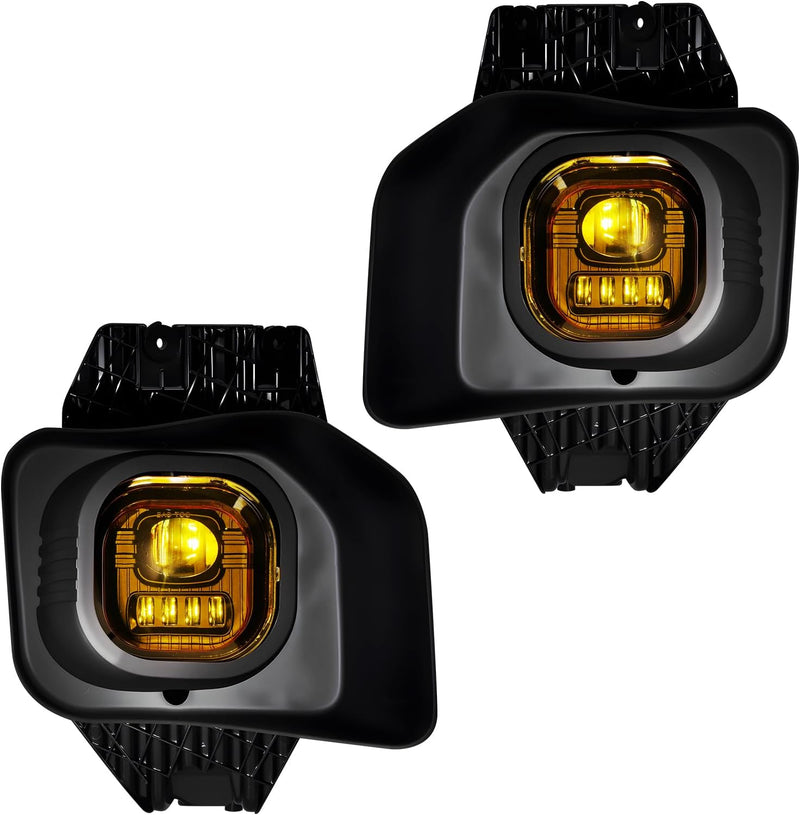 OKSIWA LED Fog Lights for 2011 2012 2013 2014 2015 2016 Ford F250 F350 F450 Super Duty Driving Lamps LED Assembly Set L&R Side-8
