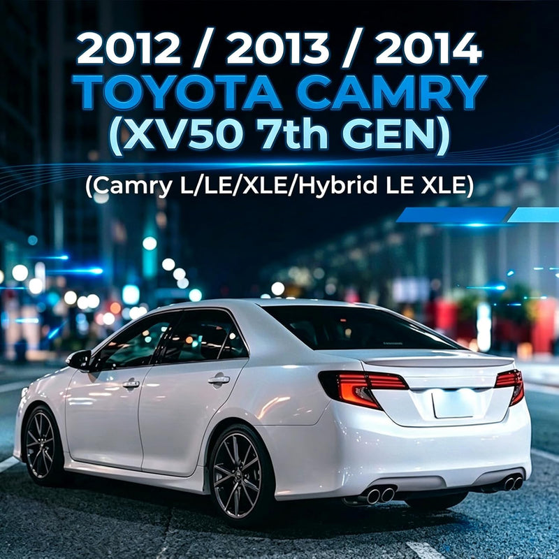Animated Sequential LED Tail Lights for 2012-2014 Toyota Camry XV50 OEM Style Plug & Play 1 Pair-3