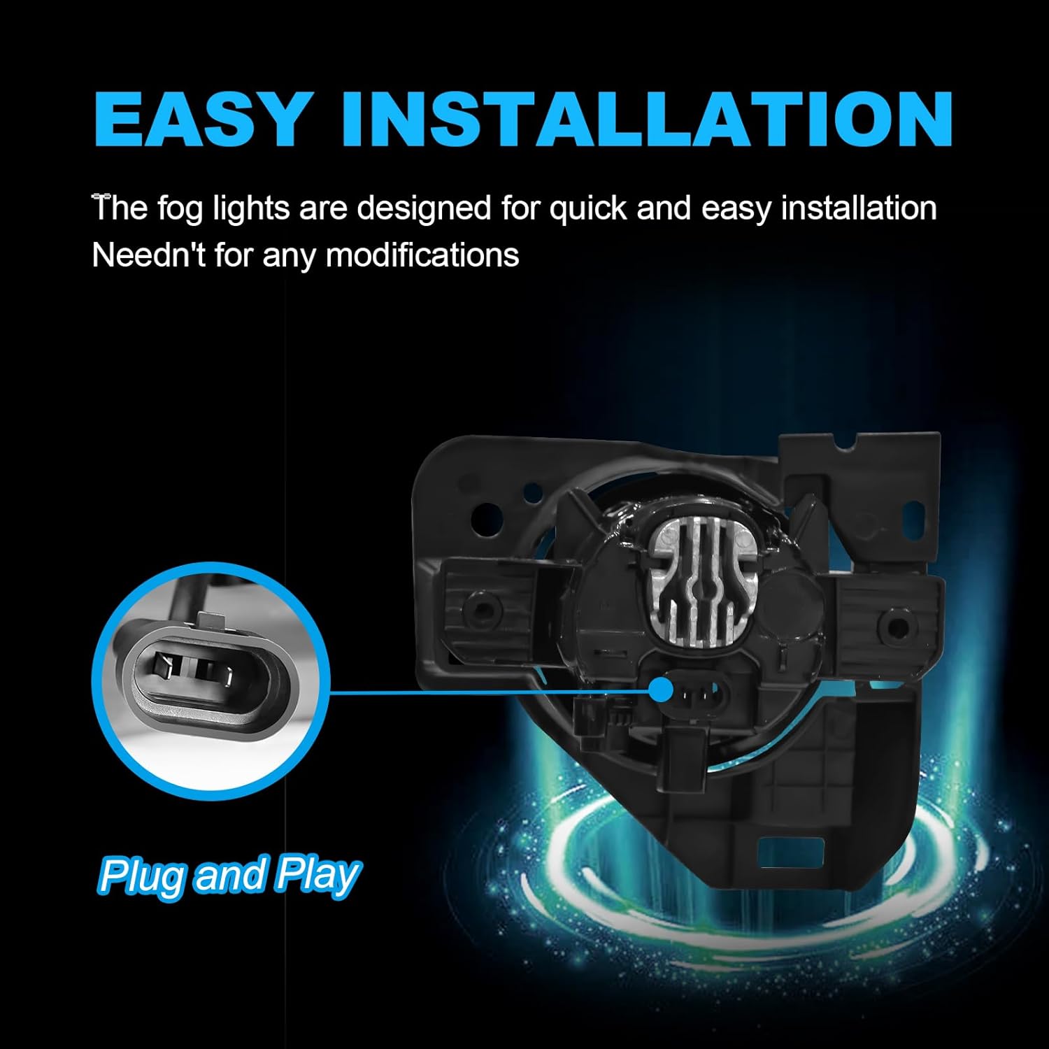 OKSIWA LED Fog Lights,Compatible with Nissan Maxima 2009-2014,Front Bumper Fog Lamp with Switch Wiring Harness Kit, neblineros para autos delantero, faros antiniebla