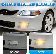 OKSIWA Fog Lights Assembly Compatible with 2003-2007 Honda Accord 4Door Sedan 2004-2008 Acura TL Fog Light Replacement with Halogen Bulbs Clear Lens Switch Harness Kit-3