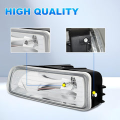 OKSIWA Fog Lights Assembly Compatible with 2003-2007 Honda Accord 4Door Sedan 2004-2008 Acura TL Fog Light Replacement with Halogen Bulbs Clear Lens Switch Harness Kit-4
