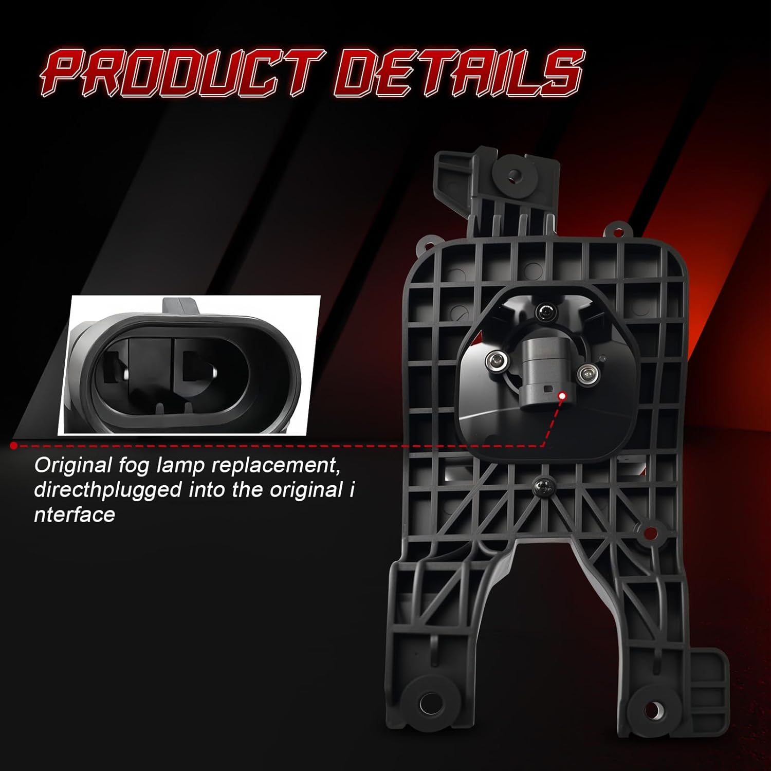 OKSIWA Fog Lights Compatible with 2008-2010 Ford F250 F350 F450 Super Duty Truck, Front Driving Lamps Clear Lens Assembly Replacement, DOT Approved (1 Pair Halogen Lamp)