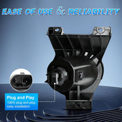 OKSIWA LED Fog Lights Compatible with 2011 2012 2013 2014 Ford F150/F250 /F350/F450/F550 Bumper Driving Fog Lamp Assembly Replacement DOT Approved（1 Pair）