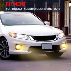 OKSIWA Fog Lights Assembly Compatible with 2013 2014 2015 Honda Accord Coupe, Front Bumper Driving Fog Lamp Kits, Driver & Passenger Side, IP67 Waterproof & Plug-And-Play-3