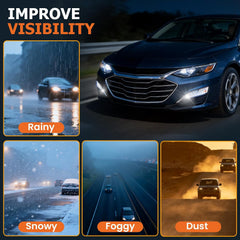OKSIWA Fog Lights Compatible with 2019-2023 Malibu Left Side Front Bumper Driving Lamps Fog Lamps Driver Side-6