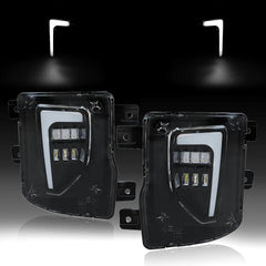OKSIWA Led Fog Lights for 2016 2017 2018 Chevy Silverado 1500, Starting Animated lights, LED fog lights, driving lights, and dynamic turn signals. 1 Pair Fog Lamps-1