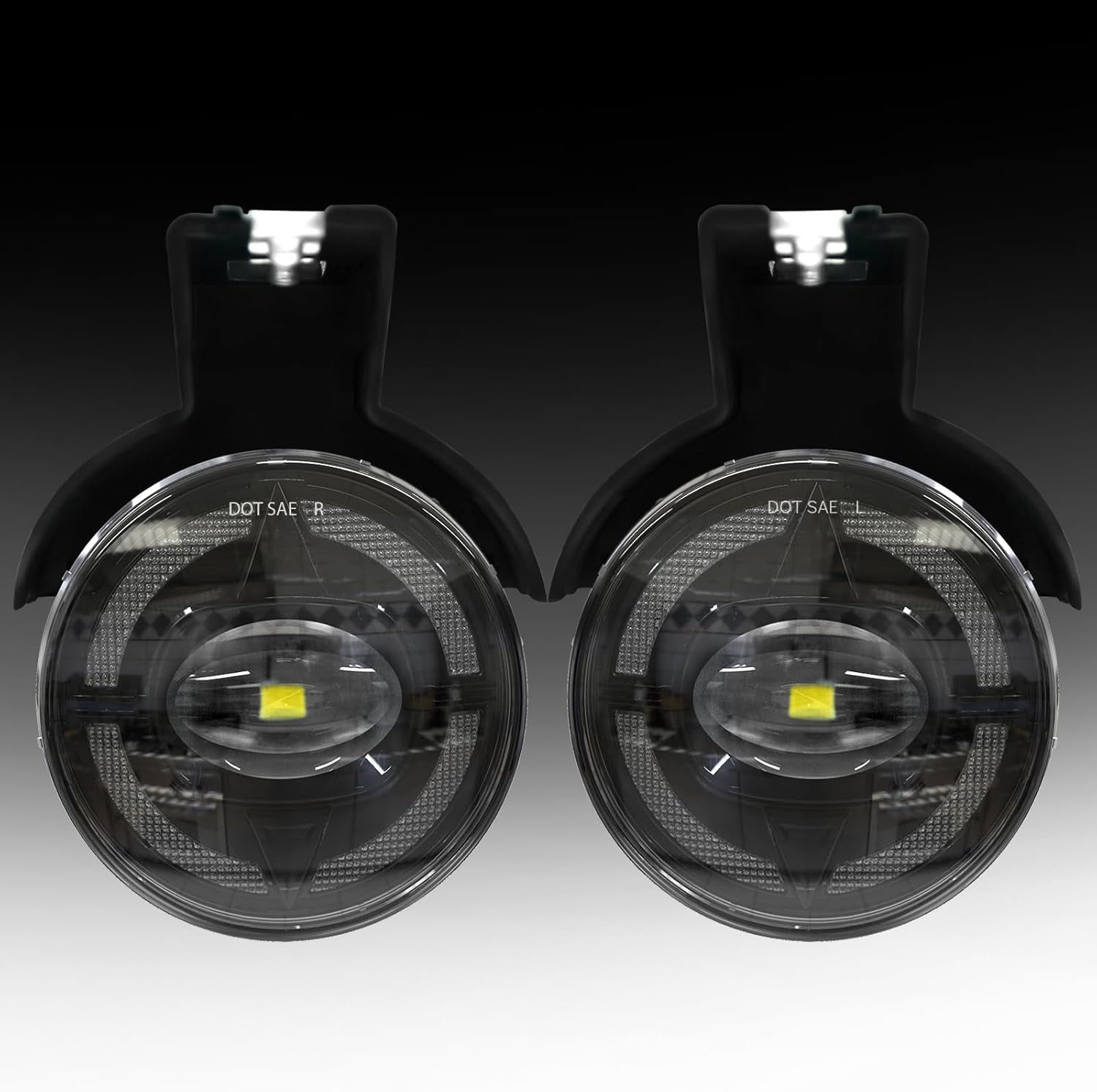 OKSIWA Upgrade LED Fog Lights with Day Running Lights for 1997-2000 Dodge Dakota,1998-2000 Durango SUV Pickup Truck Front Bumper Driving Fog Lamps Replacement,Clear Lens