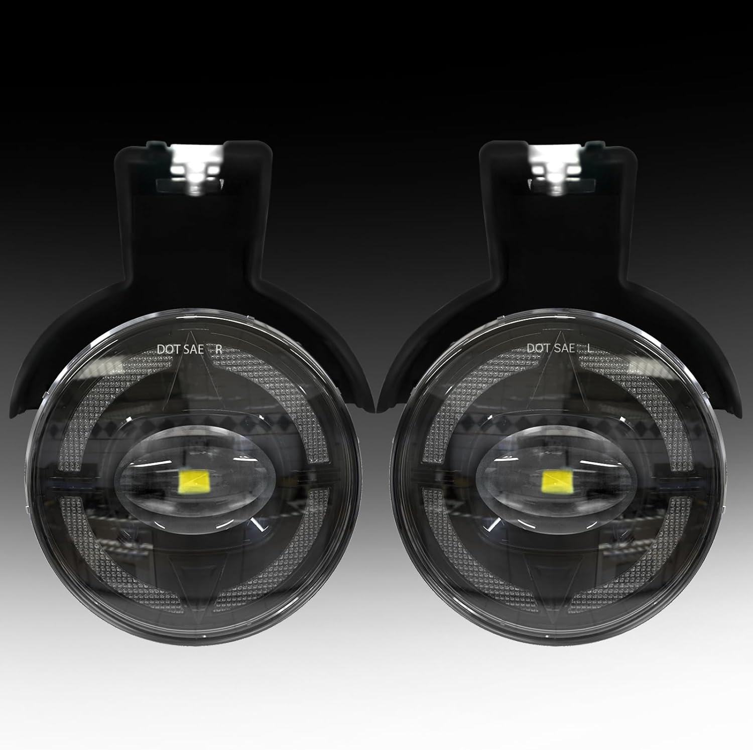 OKSIWA Upgrade LED Fog Lights with Day Running Lights for 1997-2000 Dodge Dakota,1998-2000 Durango SUV Pickup Truck Front Bumper Driving Fog Lamps Replacement,Clear Lens-7