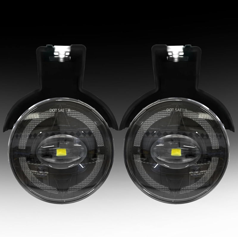 OKSIWA Upgrade LED Fog Lights with Day Running Lights for 1997-2000 Dodge Dakota,1998-2000 Durango SUV Pickup Truck Front Bumper Driving Fog Lamps Replacement,Clear Lens-7