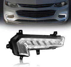 OKSIWA LED Fog Light for 2016 2017 2018 Chevy Malibu, Front Driving Fog Lamps Replacement Kit, Clear Lens (Right)-1