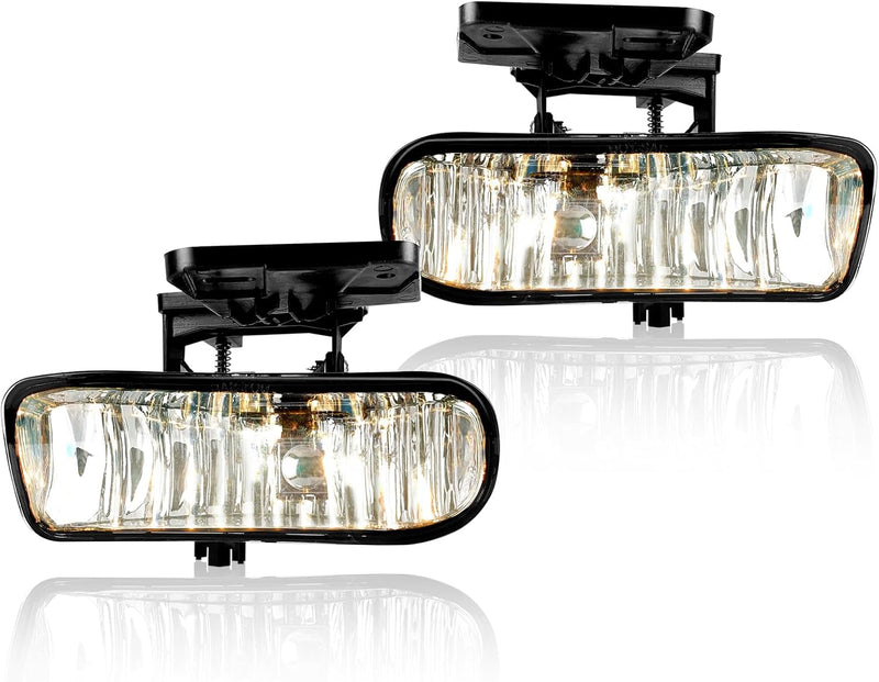 DOT Approved Halogen Fog Lights for 1999-2002 GMC Sierra & 2000-2006 GMC Yukon Plug & Play-4