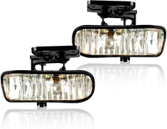 DOT Approved Halogen Fog Lights with Housing for 1999-2002 GMC Sierra & 2000-2006 GMC Yukon Plug & Play-4