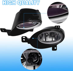 OKSIWA Fog Lights Assembly Compatible With 2015 2016 2017 2018 2019 2020 2021 2022 2023 HR-V/VEZE Front Bumper Driving Fog Lamp Light Kits-4