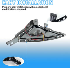 OKSIWA LED Fog Lights Compatible with 2022-2024 Hyundai Elantra with DRL Turn Signals Fog Lamps Assemblies w/Switch and Wiring Harness-5