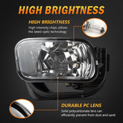 OKSIWA Halogen Fog Lights for Dodge Ram 1500 2009-2012,Dodge Ram 2500 2010-2018,Dodge Ram 3500 2012-2018 Pickup Truck Bumper Fog Lamps Replacement,Excluding Wiring Harness