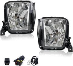 OKSIWA Fog Light fit for 2013 2014 2015 2016 2017 2018 Dodge Ram 1500 Pickup 2019 2020 2021 RAM 1500 Classic(Not Fit for Rebel Model), A Pair Of Fog Lamps With 9006 12V 35W Halogen Bulbs-2