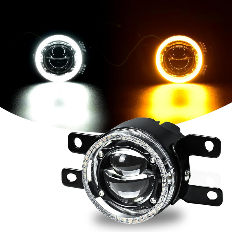 OKSIWA Laser Fog Lights Compatible with Honda Upgrade and Modified 1 Pair Led Fog Lamp Fog Lights Assembly, Front Bumper Driving Fog Lamps Set-1