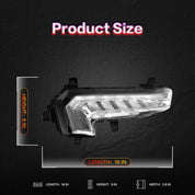 OKSIWA LED Fog Light for 2016 2017 2018 Chevy Malibu, Front Driving Fog Lamps Replacement Kit, Clear Lens (Right)