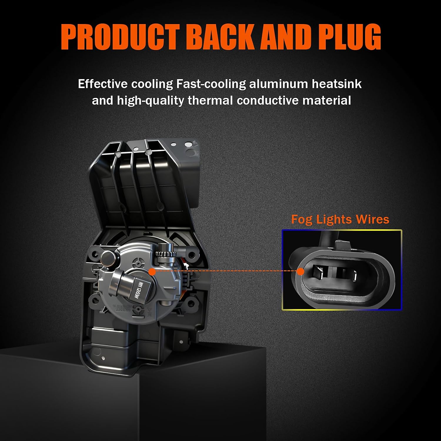 OKSIWA Fog Lights Compatible with 2011 2012 2013 2014 2014 2015 Ford Explorer Upgrade and Modified 1 Pair Fog Lamp, Fog Light Assembly